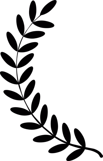 Laurel wreath left