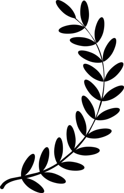 Laurel wreath right