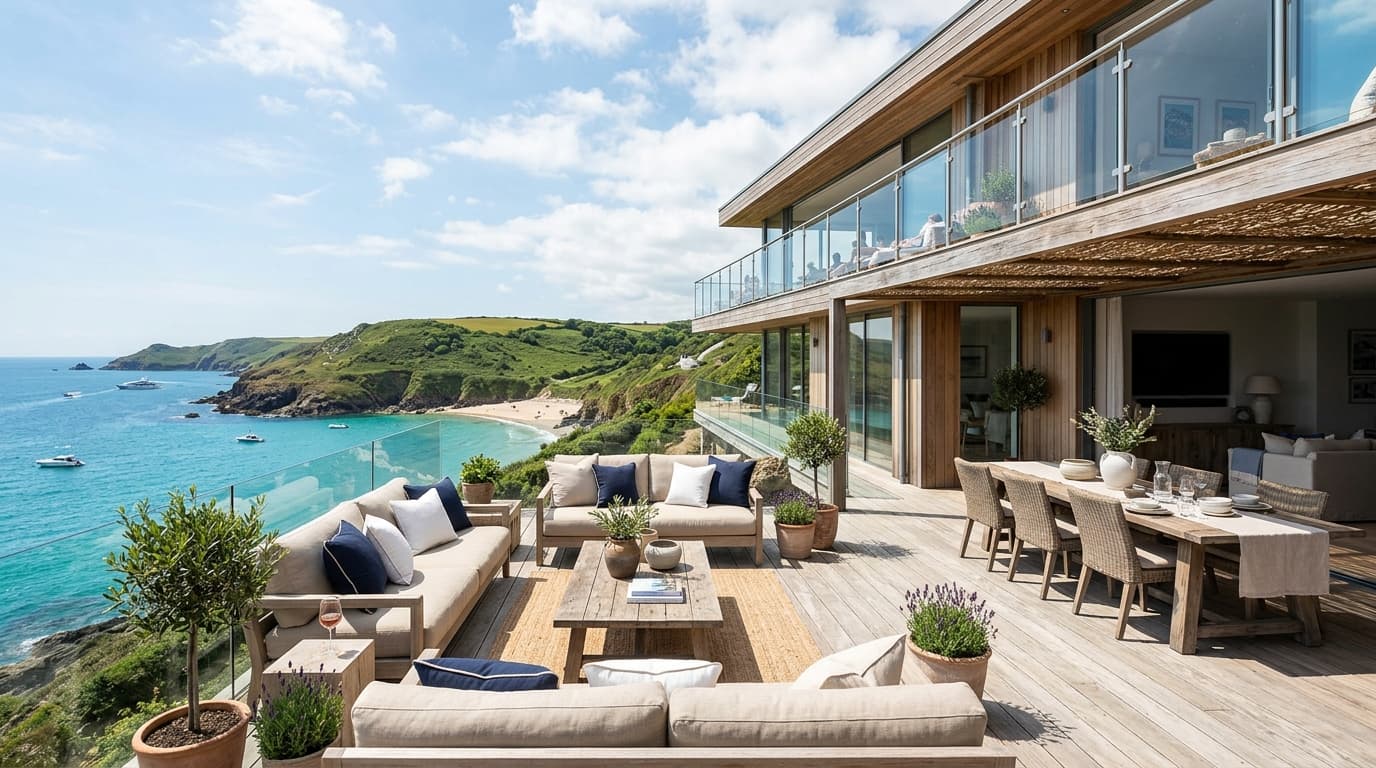 Seabreeze Beach House coastal retreat with sun terrace